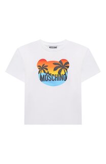 Хлопковая футболка Moschino