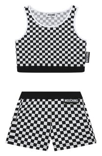 Костюм из топа и шорт Moschino