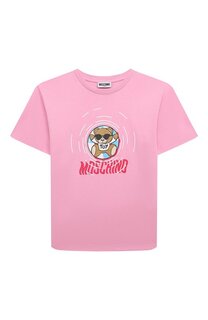 Хлопковая футболка Moschino