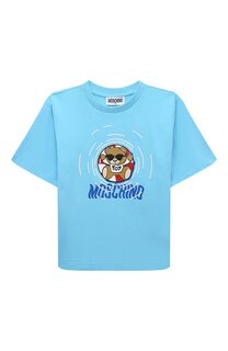 Хлопковая футболка Moschino