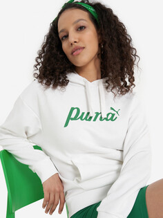 Худи женская PUMA Ess+ Blossom Script, Белый