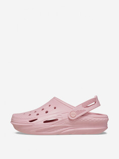 Сабо для девочек Crocs Off Grid Clog K, Розовый
