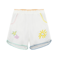 Шорты с вышивкой Stella McCartney