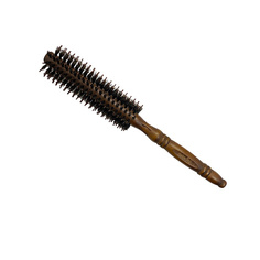 Расческа для волос MELONPRO Брашинг с облегченной эвкалиптовой ручкой (38 мм), натуральная щетина и штифты