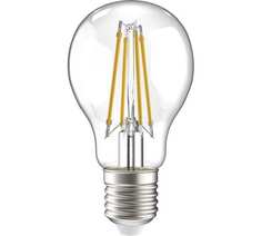 Лампа светодиодная IEK LLF-A60-9-230-40-E27-CL филаментная 360° 9Вт A60 шар прозрачная 4000К нейтр. бел. E27 230В