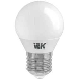 Лампа светодиодная IEK LLE-G45-9-230-40-E27 Eco G45 9Вт шар 4000К нейтр. бел. E27 230В