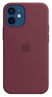 Чехол Apple Silicone Case with MagSafe MHKQ3ZE/A для iPhone 12 mini plum