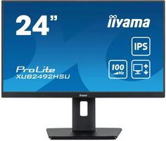 Монитор 23,8" Iiyama XUB2492HSU-B6 ProLite черный IPS LED 0.4ms 16:9 HDMI M/M матовая HAS Piv 1000:1 250cd 178гр/178гр 1920x1080 100Hz DP FHD USB