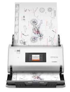 Сканер Epson WorkForce DS-30000 B11B256401 формат А3, тип датчика CIS, двустороннее сканирование, скорость сканирования – 70 стр./мин., разрешение 600