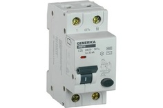 Выключатель дифференциального тока (ВДТ, УЗО) GENERICA MAD25-5-025-C-30 автоматический C25 30мА АВДТ 32