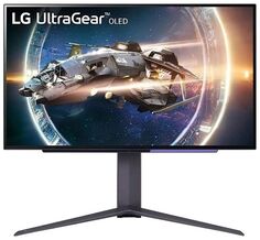 Монитор 27" LG UltraGear 27GR95QE-B черный OLED LED 16:9 HDMI матовая HAS Piv 200cd 178гр/178гр 2560x1440 240Hz G-Sync FreeSync Premium DP QHD USB