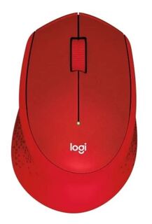 Мышь Logitech M331 Silent Plus 910-004916 красный оптическая (1000dpi) silent беспроводная USB (3but)