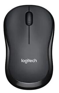 Мышь Logitech B175 910-002635 черный/серый оптическая (1000dpi) беспроводная USB для ноутбука (2but)