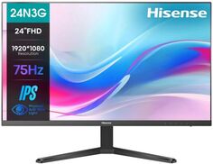 Монитор 23,8" Hisense 24N3G black, IPS, FHD, 5ms, 16:9, 250cd, 178гр/178гр., 75Hz, HDMI, VGA