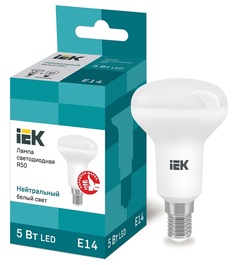 Лампа светодиодная IEK LLE-R50-5-230-40-E14 Eco 5Вт R50 4000К нейтр. бел. E14 450лм 230-240В