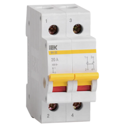 Выключатель нагрузки IEK MNV10-2-020 ВН-32 20А/2П