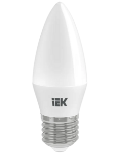 Лампа светодиодная IEK LLE-C35-9-230-40-E27 Eco 9Вт C35 свеча 4000К нейтр. бел. E27 230В