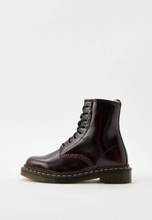 Ботинки Dr. Martens Vegan 1460 Cherry Red Oxford Rub Off