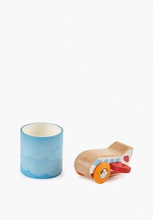 Набор игровой Hape Деревянный самолёт с лентой облаков