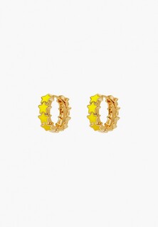 Серьги Viva la Vika Yellow Enamel Star Earrings