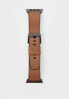 Ремешок для часов Uniq Apple Watch 42/44/45/49 мм Straden из водоотталкивающей натуральной кожи и силикона