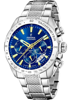 fashion наручные мужские часы Festina F20668.2. Коллекция Timeless Chronograph
