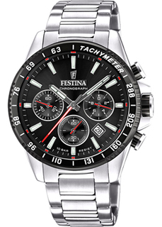 fashion наручные мужские часы Festina F20560.6. Коллекция Timeless Chronograph