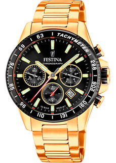 fashion наручные мужские часы Festina F20634.5. Коллекция Timeless Chronograph