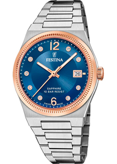 fashion наручные женские часы Festina F20037.2. Коллекция Swiss Made