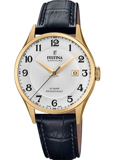 fashion наручные мужские часы Festina F20010.1. Коллекция Swiss Made