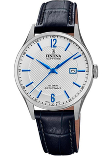 fashion наручные мужские часы Festina F20007.2. Коллекция Swiss Made