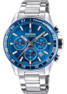 fashion наручные мужские часы Festina F20560.3. Коллекция Timeless Chronograph