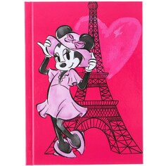 Блокнот а6, 64 листа, в твердой обложке, минни маус Disney