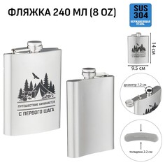 Фляжка для алкоголя и воды
