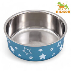 Миска с силиконовым основанием Пижон