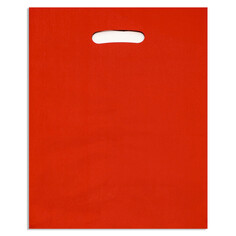 Пакет подарочный, металлизированный, красный 17х25 см , 20 микрон 10шт набор Upak Land