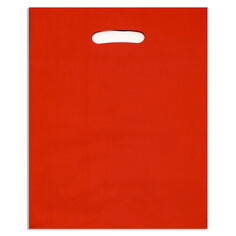 Пакет подарочный, металлизированный, красный 17х25 см , 20 микрон 10шт набор Upak Land