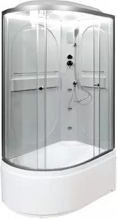 Душевая кабина 120x80x215 см Deto L620RLED+GM прозрачное