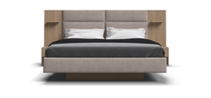 Кровать и тумбы BOSS LOFT 160*200 Орех Парона, MONOLIT Латте
