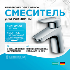 Смеситель для раковины Hansgrohe