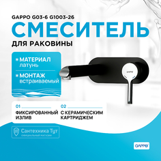 Смеситель для раковины Gappo