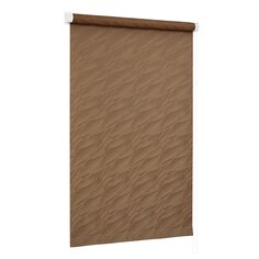 Рулонная штора Веда, 160х57 см, ширина крепления 61 см, какао, Delfa, СРШ-01МЭ-827