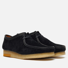 Мужские ботинки Clarks Originals Wallabee, цвет чёрный, размер 42.5 EU