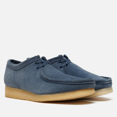 Мужские ботинки Clarks Originals Wallabee, цвет синий