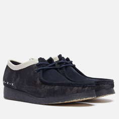 Мужские ботинки Clarks Originals Wallabee, цвет синий