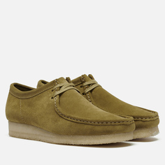 Мужские ботинки Clarks Originals Wallabee, цвет оливковый, размер 43 EU