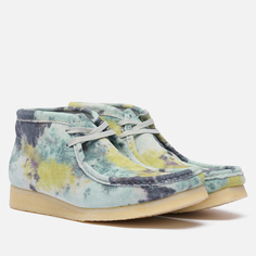 Мужские ботинки Clarks Originals Wallabee Boot, цвет зелёный