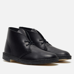 Мужские ботинки Clarks Originals Desert Boot, цвет чёрный, размер 45 EU