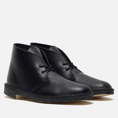 Мужские ботинки Clarks Originals Desert Boot, цвет чёрный