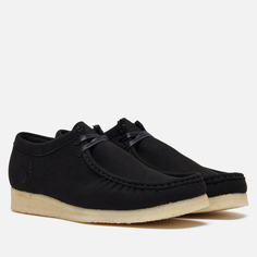 Мужские ботинки Clarks Originals Wallabee, цвет чёрный